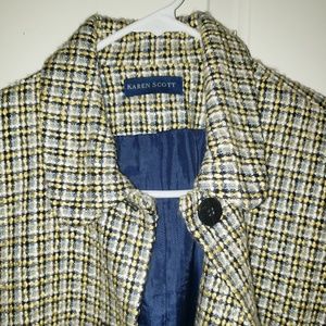 🍋Karen Scott Tweed blazer 🍋